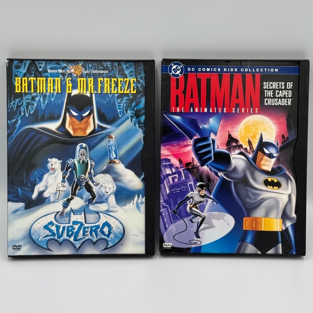 Batman SubZero Secrets of the Caped Crusader DVD Lot 2 Tested